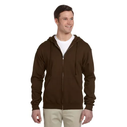 Jerzees 8 oz 50/50 Nublend Full Zip Hood - Dark/Color
