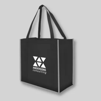 REFLECTIVE LARGE GROCERY TOTE BAG