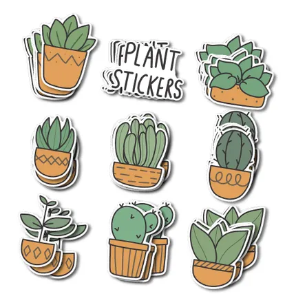 Die cut stickers-5"X5" 