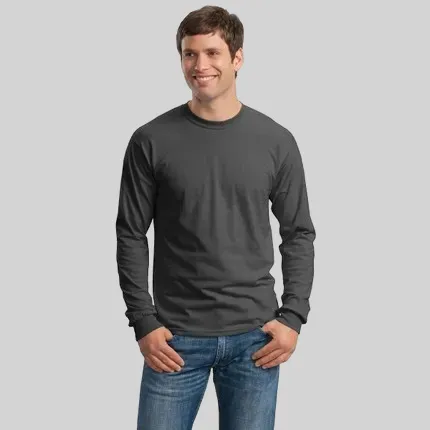 Gildan Gildan - Ultra Cotton 100% Cotton Long Sleeve T-Shirt - Colors