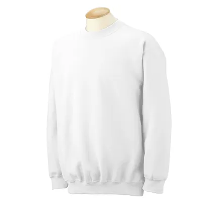 Gildan 7.75 oz 50/50 Fleece Crew - White
