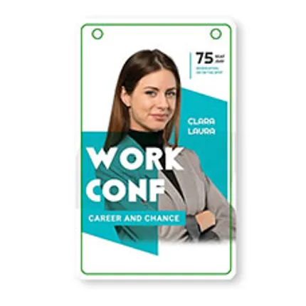 Custom Glossy ID Cards - 3.94" x 5.51"