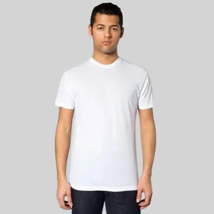 American Apparel Adult Poly Cotton Tee - White