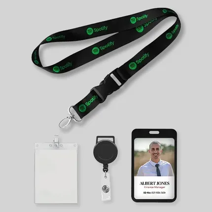 Text-Glow Lanyards