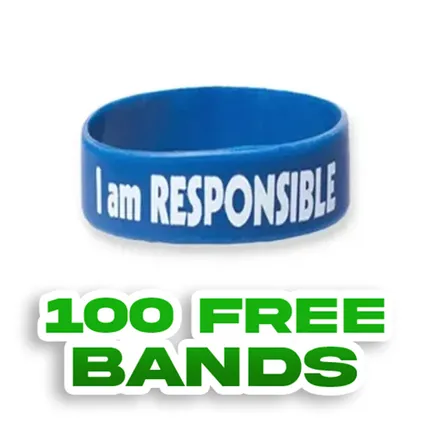 Printed 1 inch Wristband      