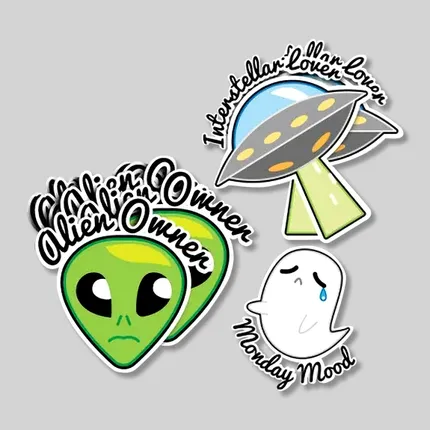 Die cut stickers-3"X3"