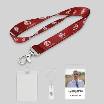 3/4 inch Polyester Lanyard-A