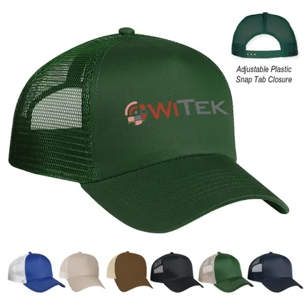 5 Panel Mesh Back Price Buster Cap - Transfer