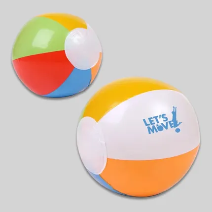 6" Multi Colored Beach Ball