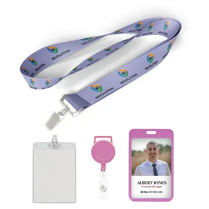 Dye sublimated Custom Full Color Lanyards-A
