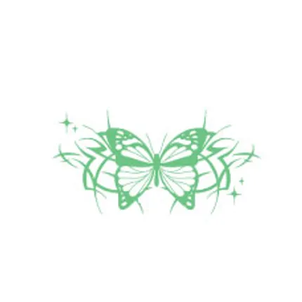 Glow in Dark Tattoos - Temporary Tattoos - 1.5" x 3"