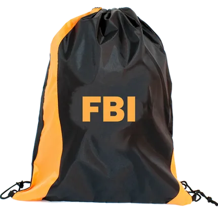 Budget Custom Two Tone Wavy Drawstring Tote Bag