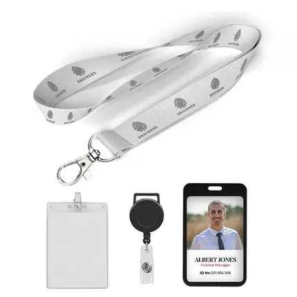 5/8" Custom Polyester Lanyards-A