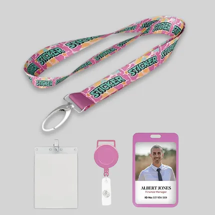 3/4 inch Full Color Lanyard-B