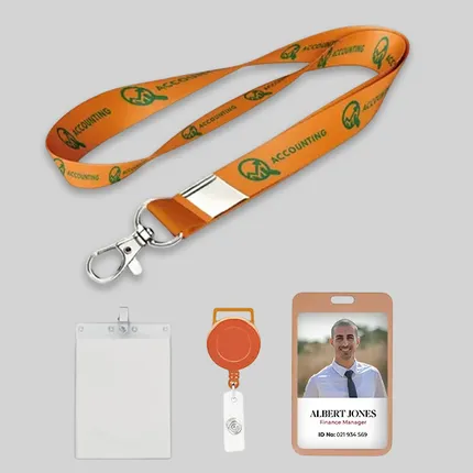 1/2 inch Price Saver Lanyard with Lobster Claw-A
