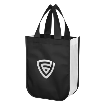 Budget Custom Shiny Non-Woven Shopper Tote