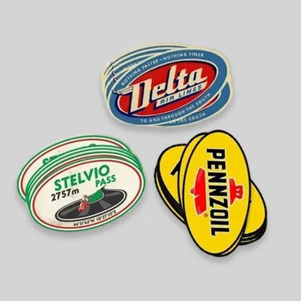 Oval Stickers-3"X2" 