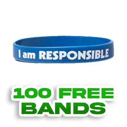 1/2 inch Printed Wristband 