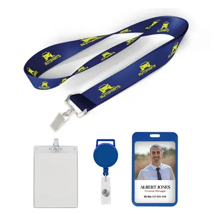 5/8" Lanyards Custom Polyester Material-C
