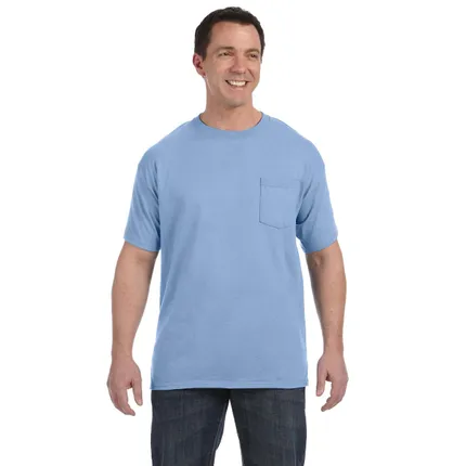 Hanes 6 oz. Tagless T-Shirt with Pocket - Dark/Colors
