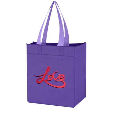 Budget Custom Non Woven Market Shopper Tote Bag