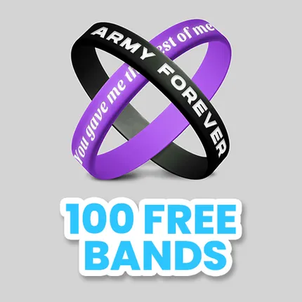 Custom Color Filled Wristband