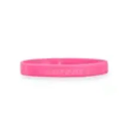 1/4 inch Debossed Wristband      