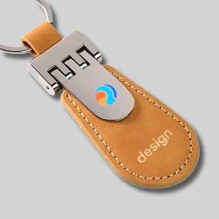 Custom Premium Tag Leather Keychains