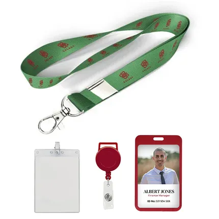 1/2 inch Price Saver Lanyard with Metal Clip-B