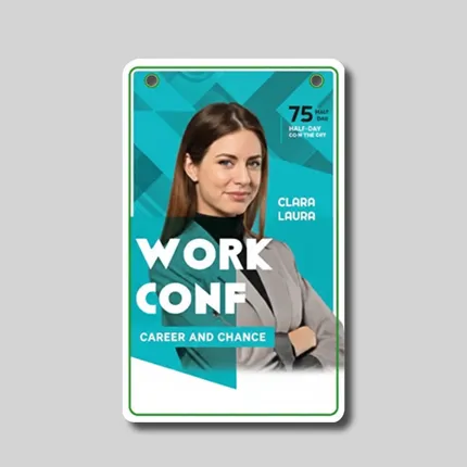 Custom Glossy ID Cards - 3.94" x 5.51"