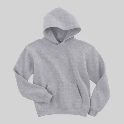 Gildan Youth 7.75 oz 50/50 Hooded Pullover - Light/Heather