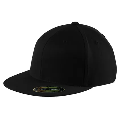 Port Authority Flexfit Flat Bill Cap - Dark/All