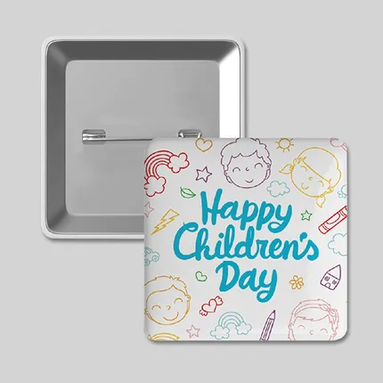 Square Buttons 1.35" x 1.35"