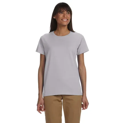 Gildan Womens Ultra Cotton Tee - Light/Heather
