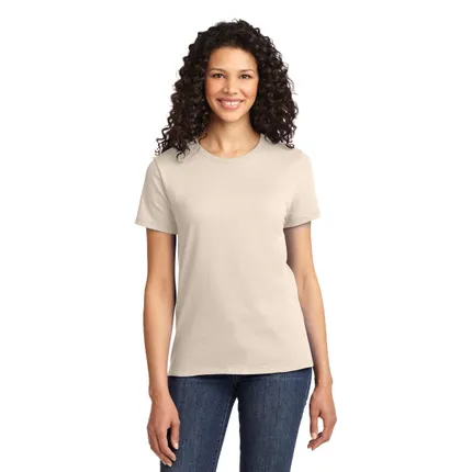 Port and Company Ladies Essential T-Shirt - White/Neutral