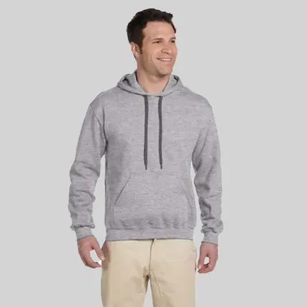 Gildan Premium Cotton 9 oz. Ringspun Hooded Sweatshirt - Light/Heather