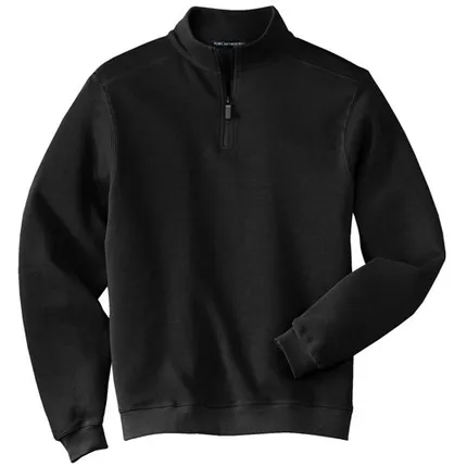 Port Authority Flatback Rib Quarter-Zip Pullover - Dark/All