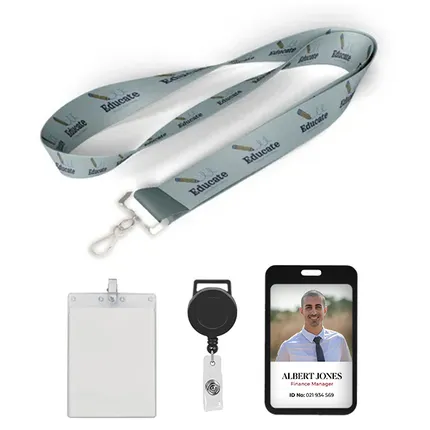 1 inch Dye Sublimation Lanyard-A