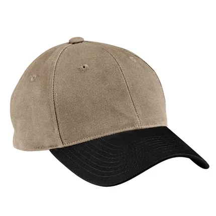 Port Authority Two-Tone Brushed Twill Cap - Dark/All