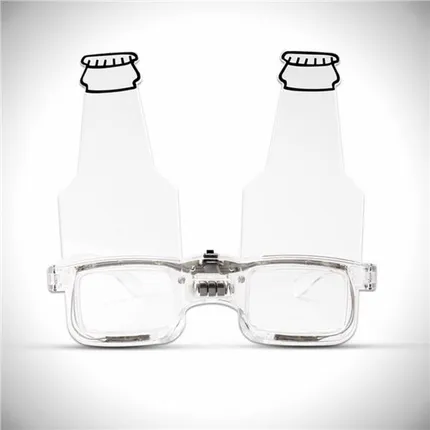 LED Bottle Eyeglasses 
