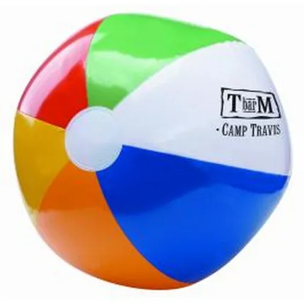 Six Color Beach Ball - 16 Inch