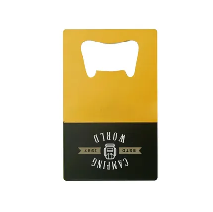 Custom Two-Tone Card Bottle Openers