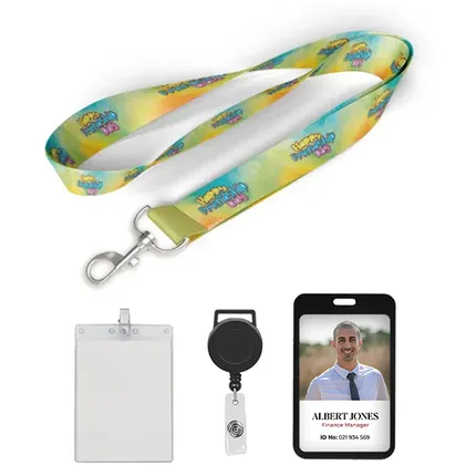 Full Color 1 inch Lanyard-B