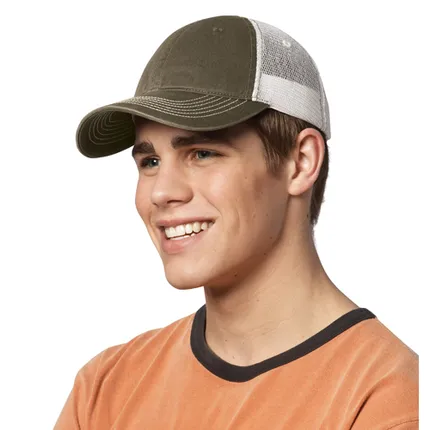 District Threads Mesh Back Cap - Dark/All