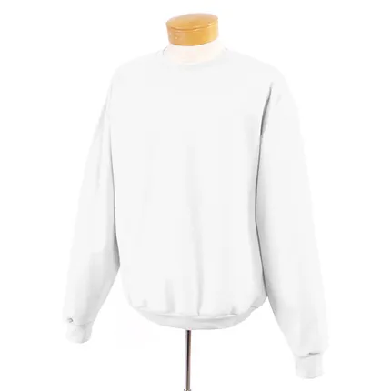 Jerzees 9 oz 50/50 Super Sweats Nublend Crew - White/Neutral