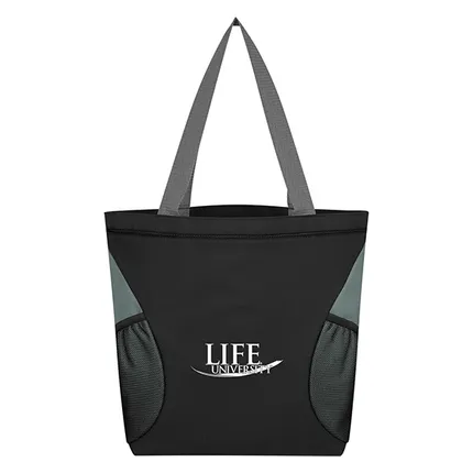 MESH ACCENT TOTE BAG