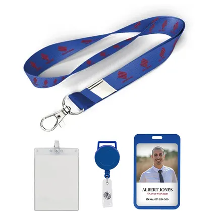3/4 inch Price Saver Lanyard with Metal Clip-A
