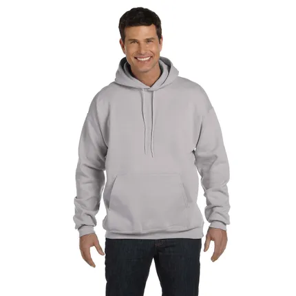 Hanes 10 oz 90/10 Ultimate Cotton Printpro Pullover Hood - Light/Heather