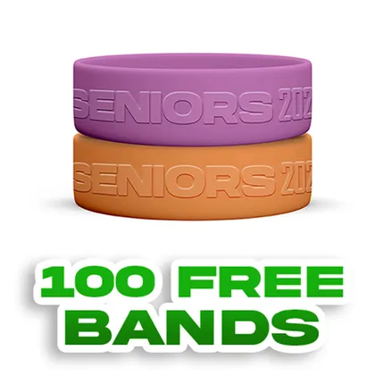 1 inch Embossed Wristband 