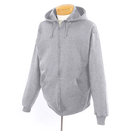 Jerzees 9 oz 50/50 Full Zip Nublend Hooded Sweatshirt - Light/Heather